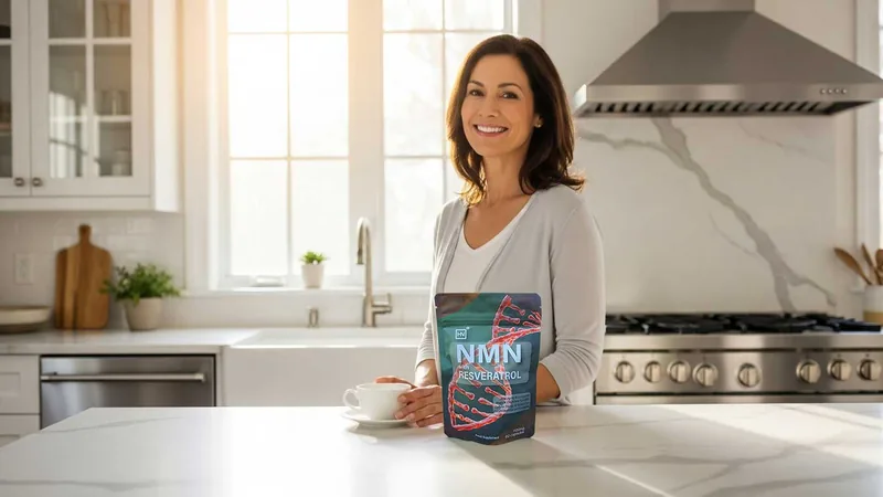 NMN + Resveratrol for women over 40 — energy, skin, and healthy aging