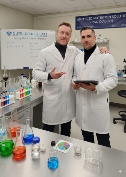humannutrients founders in lab coats